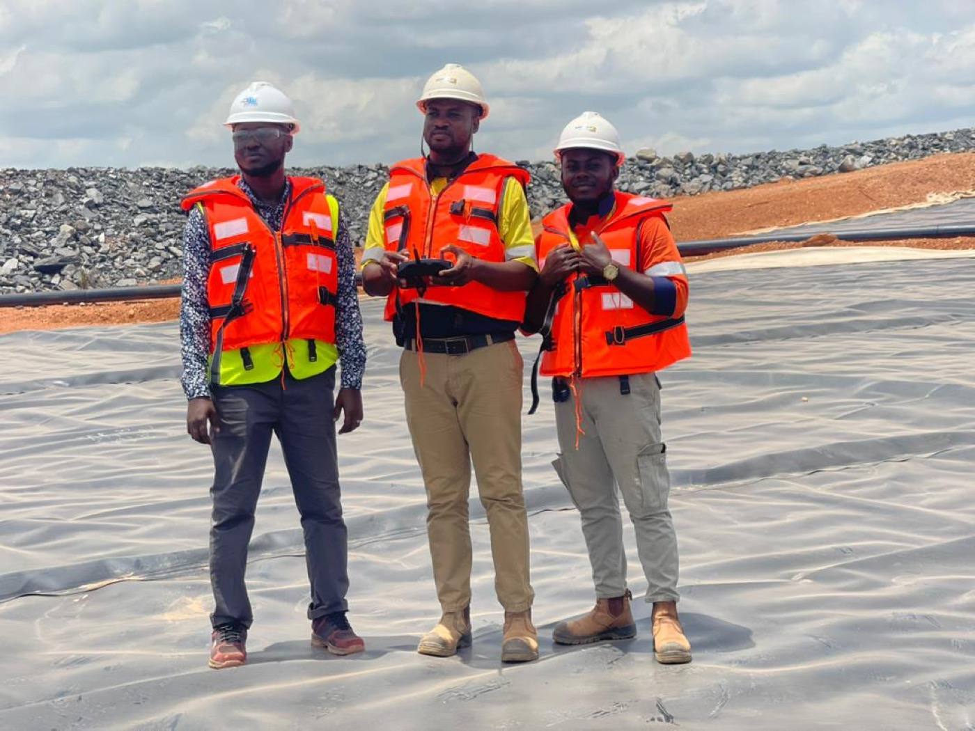 Nexxis survey team on a project site